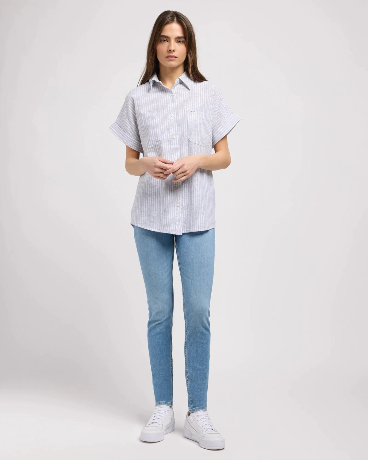 SS_LOOSE_UTILITY_SHIRT NAUTICAL_blue | Bildmaterial bereitgestellt von SHOES.PLEASE.