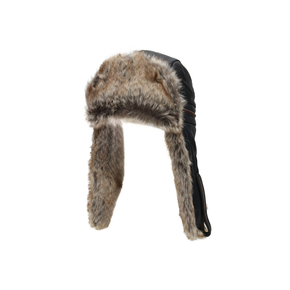 Bomber Cap Cowhide dunkelbraun schwarz dunkel | Bildmaterial bereitgestellt von SHOES.PLEASE.