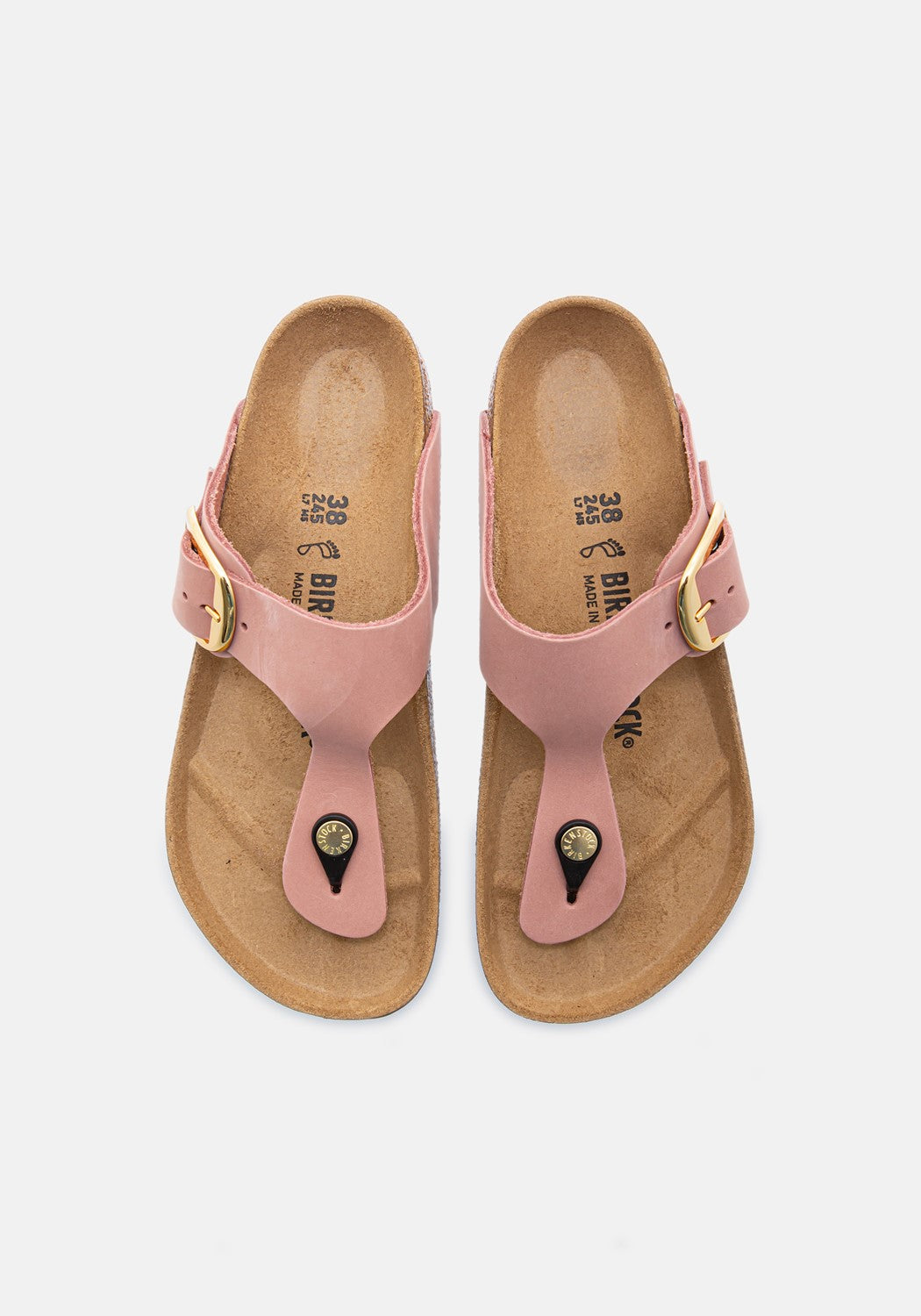 Gizeh Big Buckle Nubuck old rose | Bildmaterial bereitgestellt von SHOES.PLEASE.