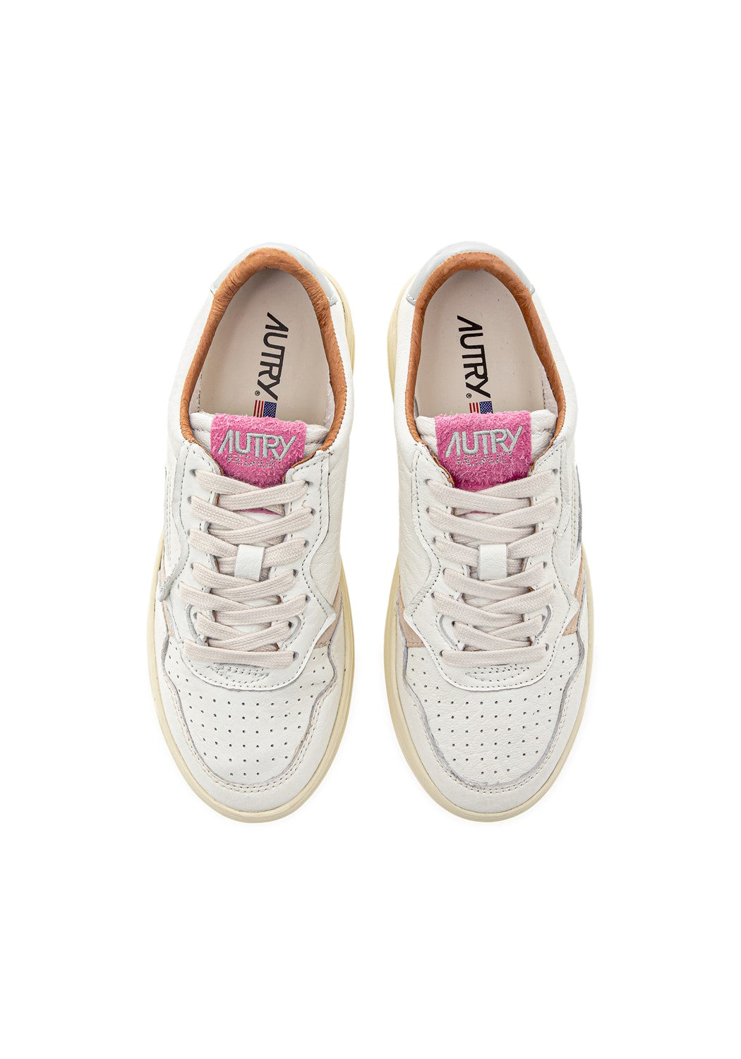 AUTRY 01 LOW WOM LEAT/ELEP wht/gry/buble | Bildmaterial bereitgestellt von SHOES.PLEASE.
