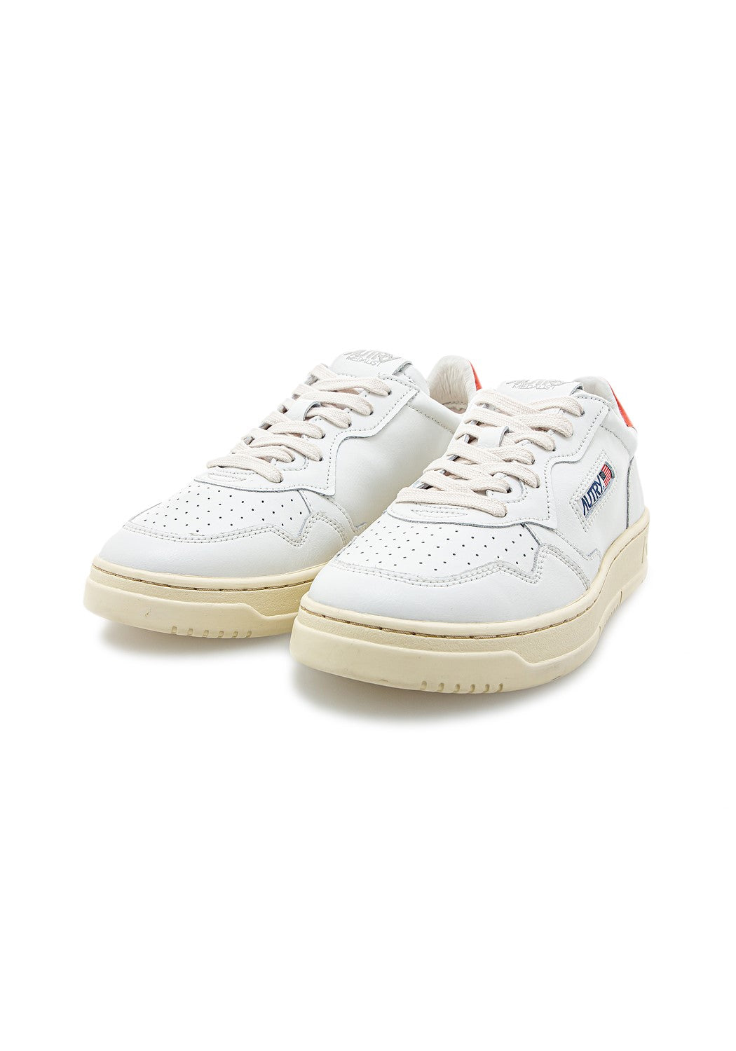 AUTRY 01 LOW MAN LEAT/LEAT white/rust | Bildmaterial bereitgestellt von SHOES.PLEASE.
