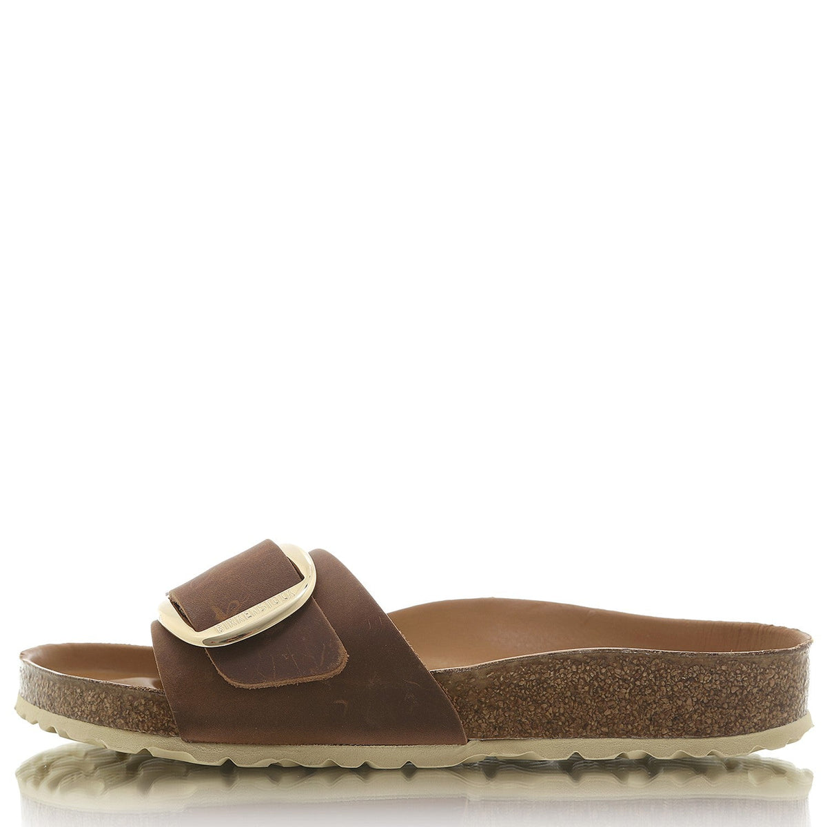 Madrid Big Buckle Natural Leather Oiled cognac | Bildmaterial bereitgestellt von SHOES.PLEASE.