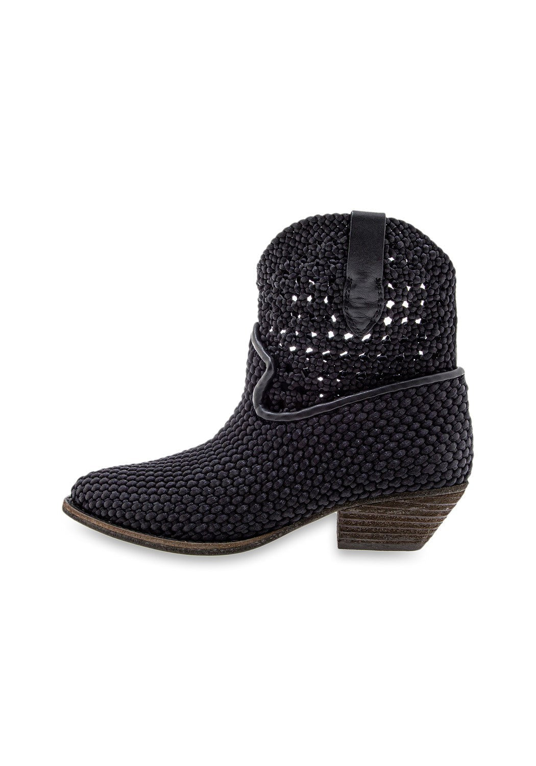 Django 01 Combo A satin braided blk | Bildmaterial bereitgestellt von SHOES.PLEASE.