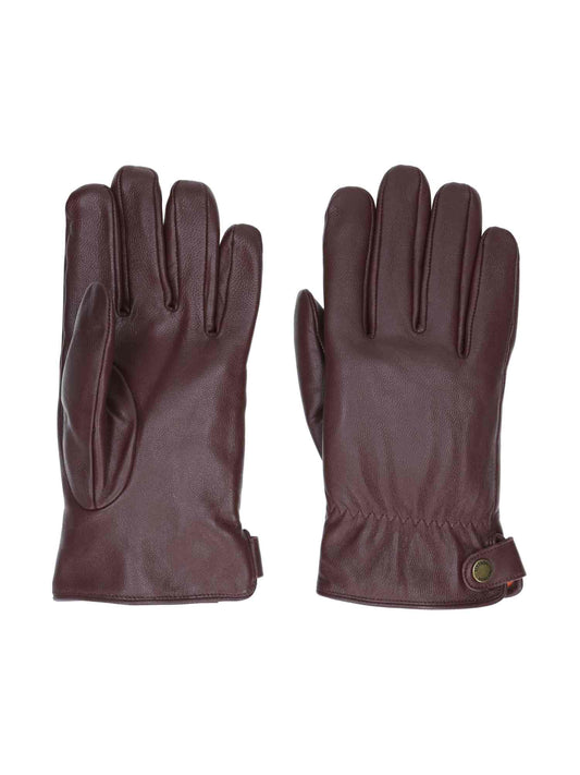 Gloves Goat Nappa Conductive braun