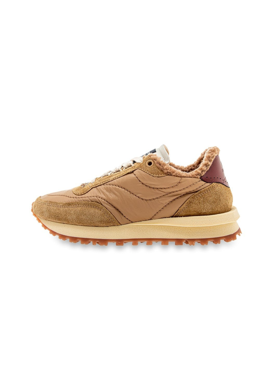 TENKEI POLAR FLEECE W light brown/burgun | Bildmaterial bereitgestellt von SHOES.PLEASE.