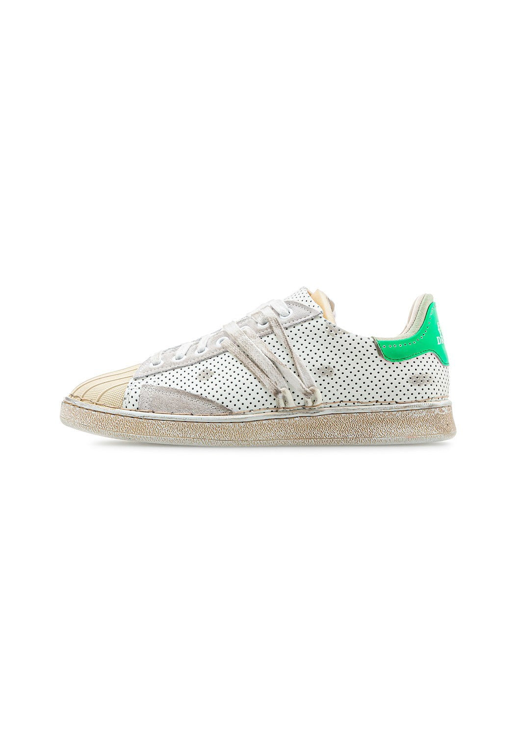 Stripeless Ultimate Atari white/flou gre dunkel | Bildmaterial bereitgestellt von SHOES.PLEASE.