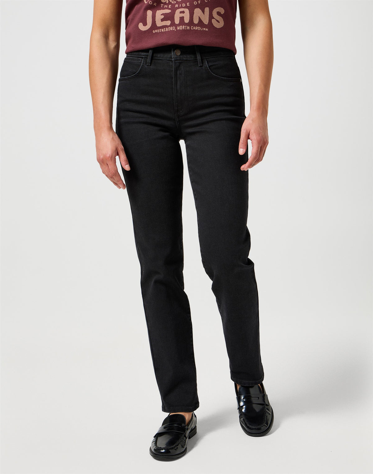 STRAIGHT DRAINPIPE denim black | Bildmaterial bereitgestellt von SHOES.PLEASE.