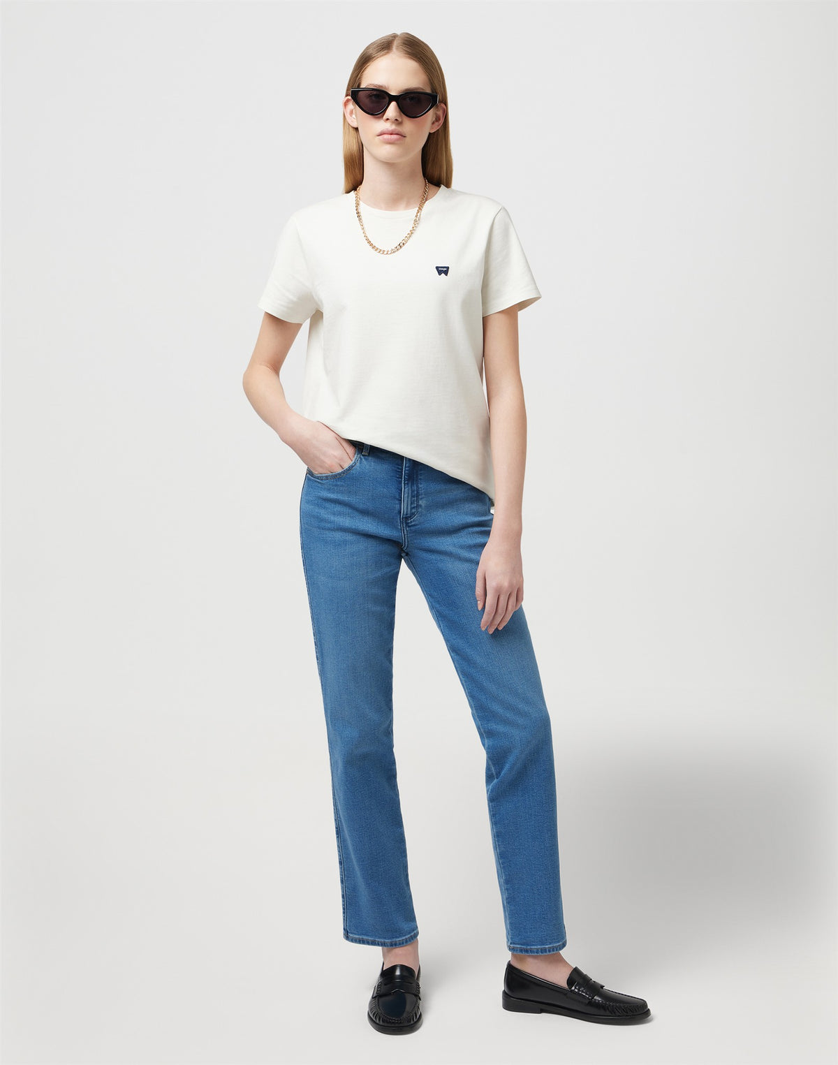 STRAIGHT AURELIA medium denim | Bildmaterial bereitgestellt von SHOES.PLEASE.