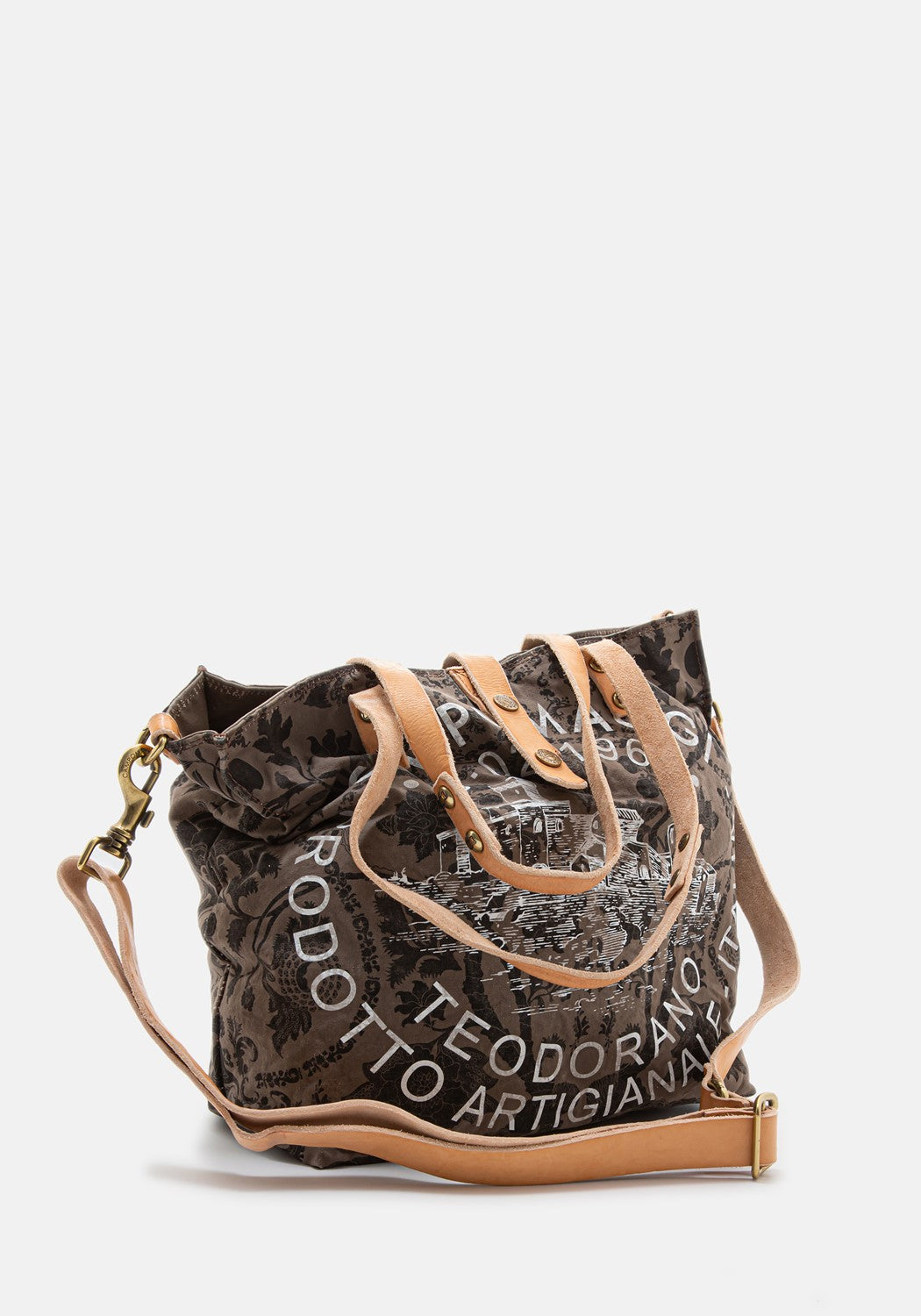 C025970ND-X1578 floral pr. s/w Shopper | Bildmaterial bereitgestellt von SHOES.PLEASE.