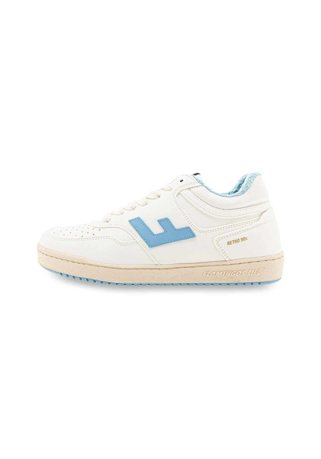 Retro 90s white sky cream | Bildmaterial bereitgestellt von SHOES.PLEASE.
