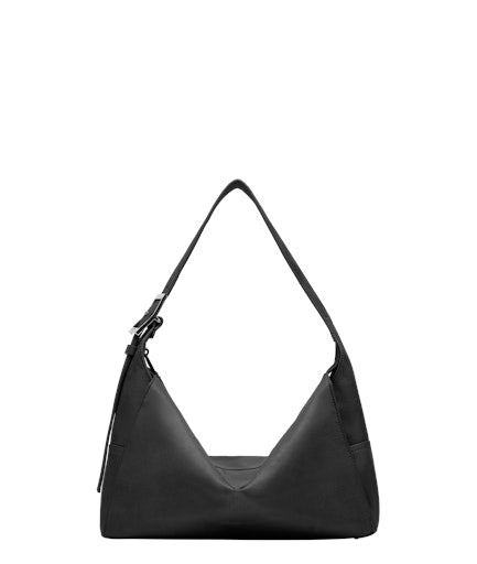 Lou 2 3D Leather Hobo M black