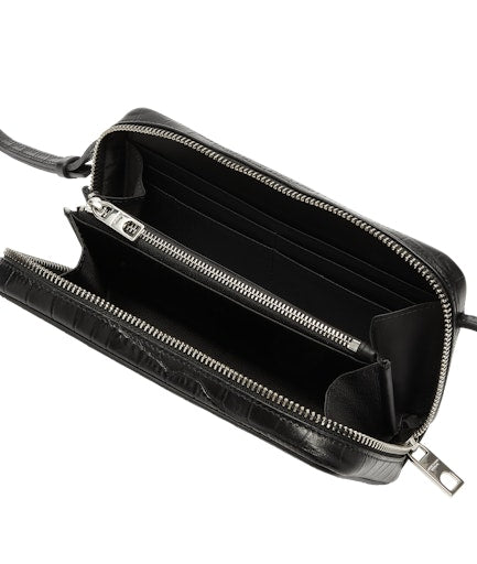 Lou Crossbody XS New Croco black | Bildmaterial bereitgestellt von SHOES.PLEASE.