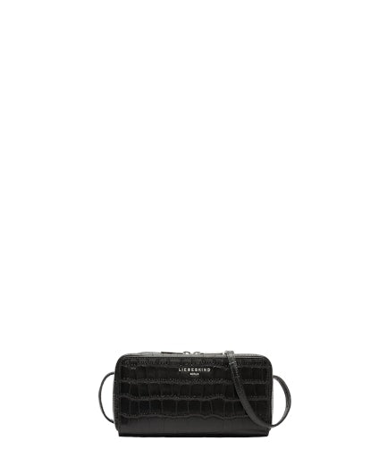 Lou Crossbody XS New Croco black