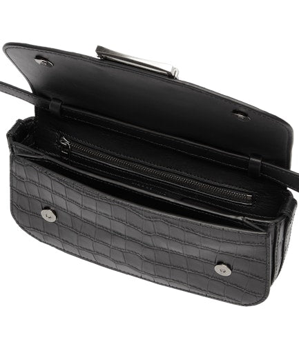 Ezra Crossbody S New Croco black | Bildmaterial bereitgestellt von SHOES.PLEASE.