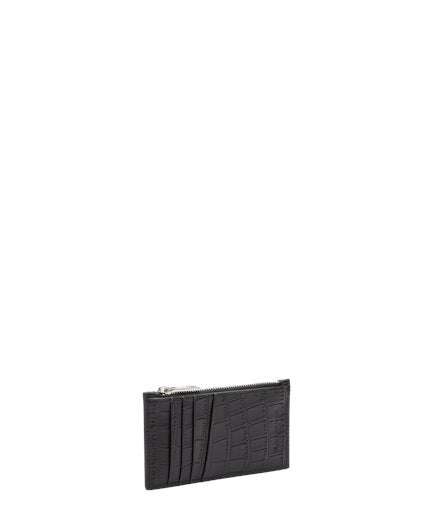 Lou 2 New Croco New Wallet XS black | Bildmaterial bereitgestellt von SHOES.PLEASE.