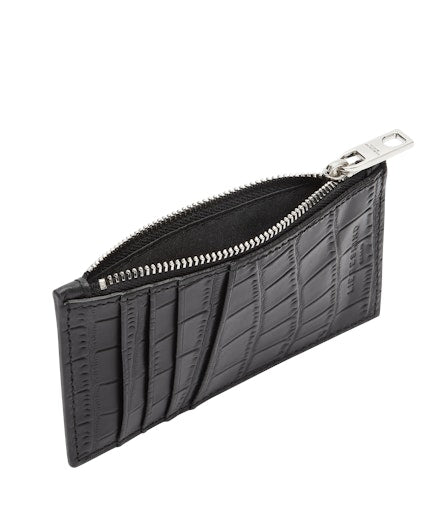 Lou 2 New Croco New Wallet XS black | Bildmaterial bereitgestellt von SHOES.PLEASE.