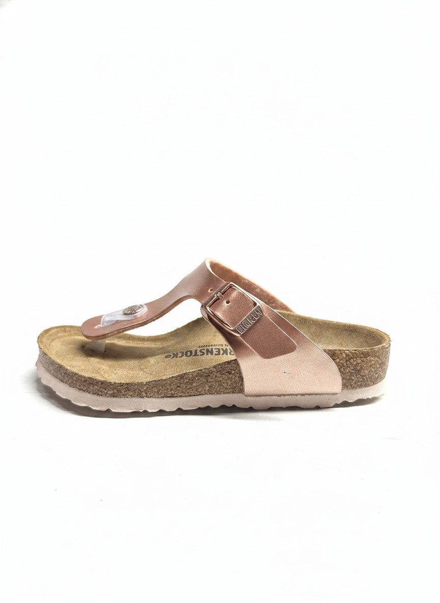 Gizeh Kids Birko-Flor Narrow electric metallic copper | Bildmaterial bereitgestellt von SHOES.PLEASE.