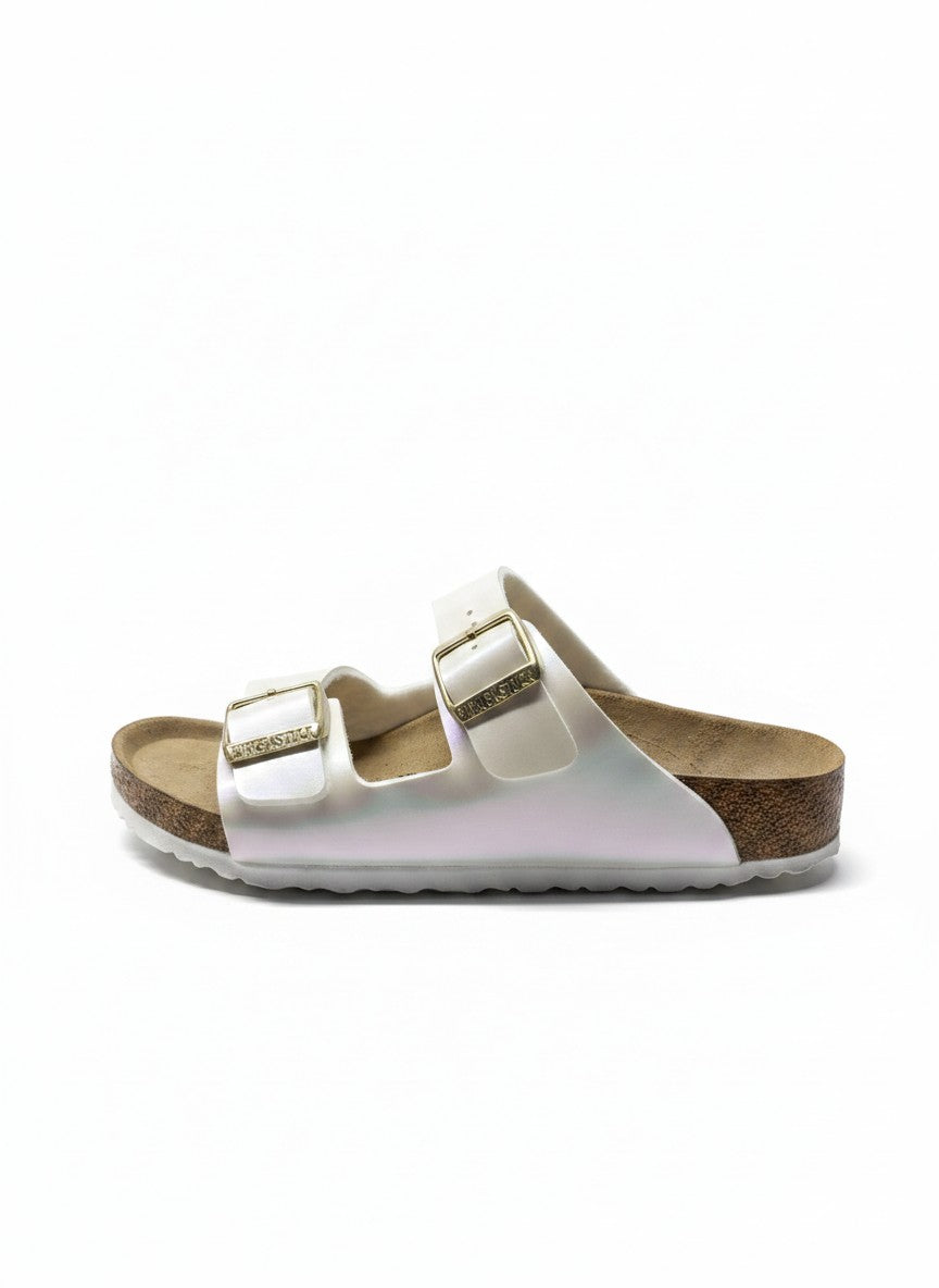 Arizona Kids Birko-Flor Girls Narrow electric metallic pearl | Bildmaterial bereitgestellt von SHOES.PLEASE.