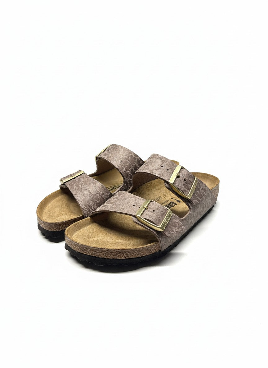 Arizona Synthetics Women Narrow syn leo grey taupe | Bildmaterial bereitgestellt von SHOES.PLEASE.