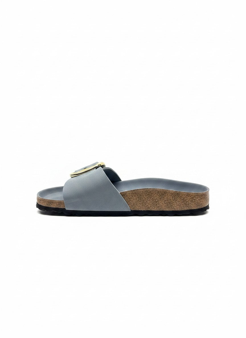 Madrid Big Buckle Oiled Leather Women Narrow basalt gray | Bildmaterial bereitgestellt von SHOES.PLEASE.