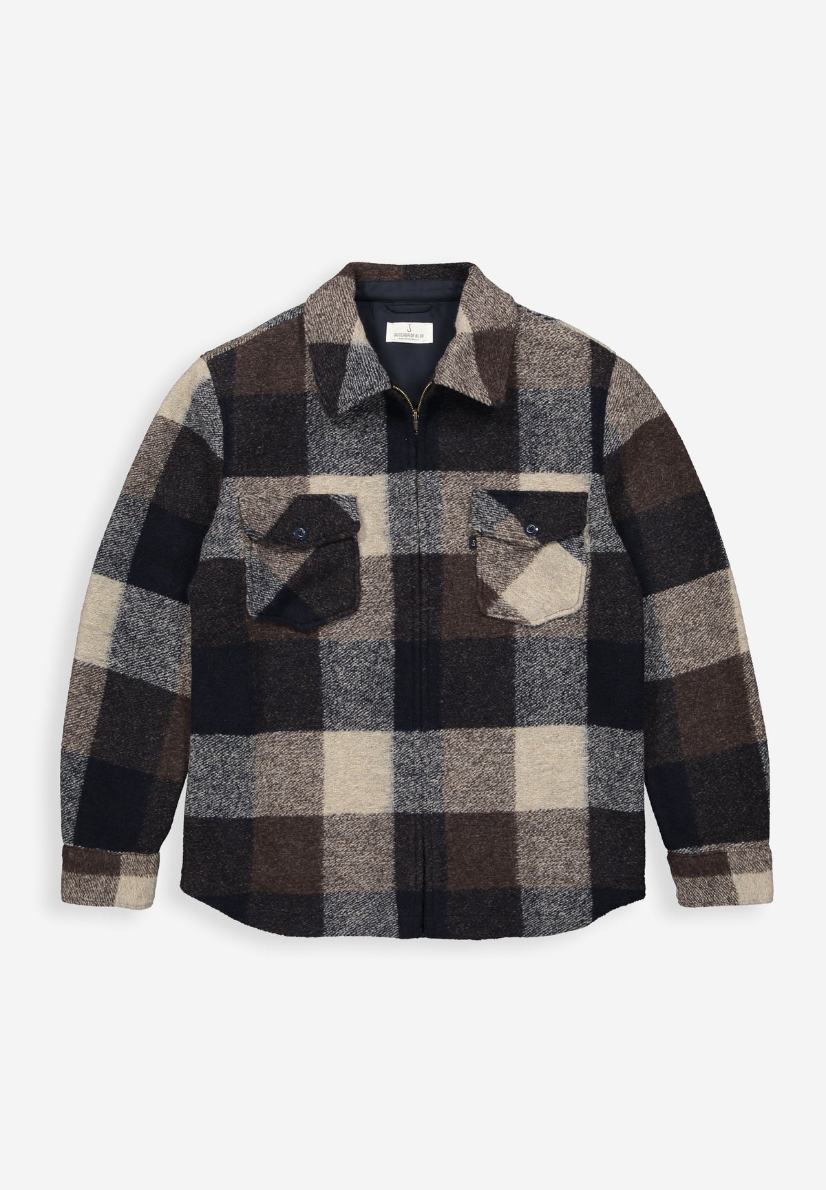 Vance Wool Check Overshirt chestnut brown | Bildmaterial bereitgestellt von SHOES.PLEASE.