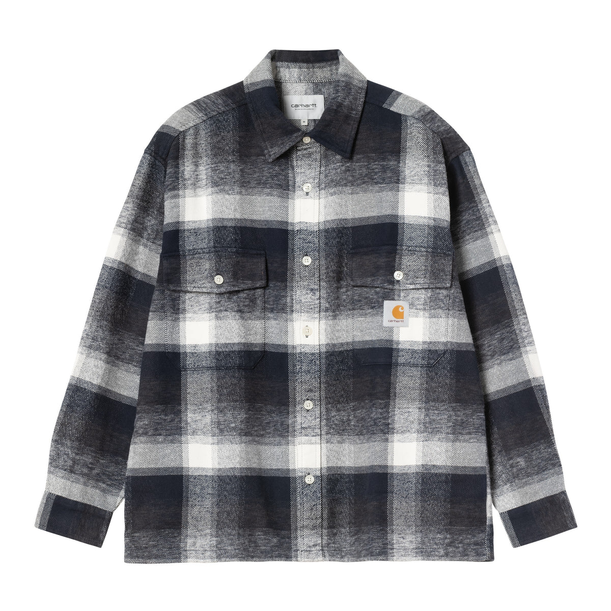 L/S Esterson Shirt esterson check, dark navy | Bildmaterial bereitgestellt von SHOES.PLEASE.