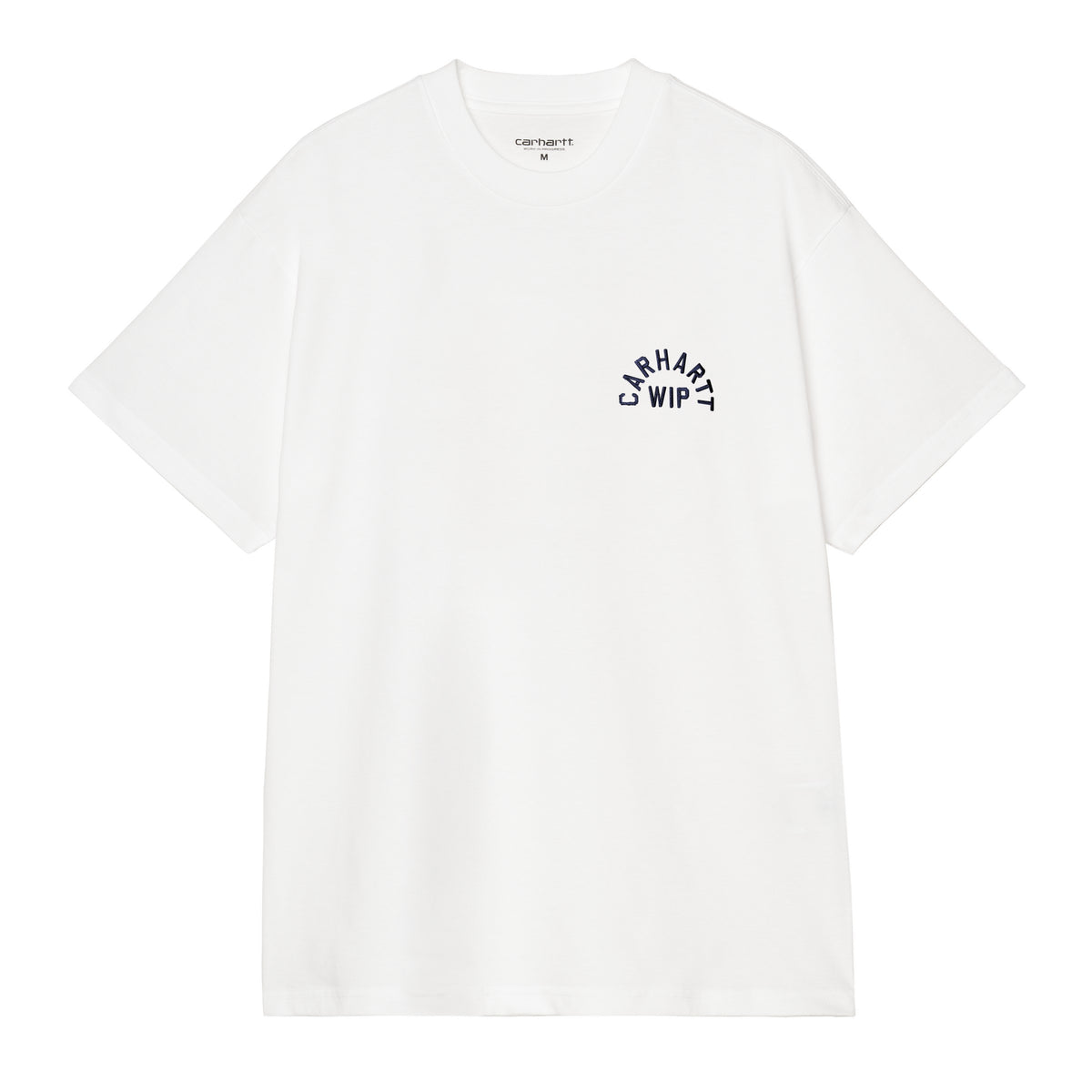 S/S Arch Script T-Shirt white / dark navy | Bildmaterial bereitgestellt von SHOES.PLEASE.