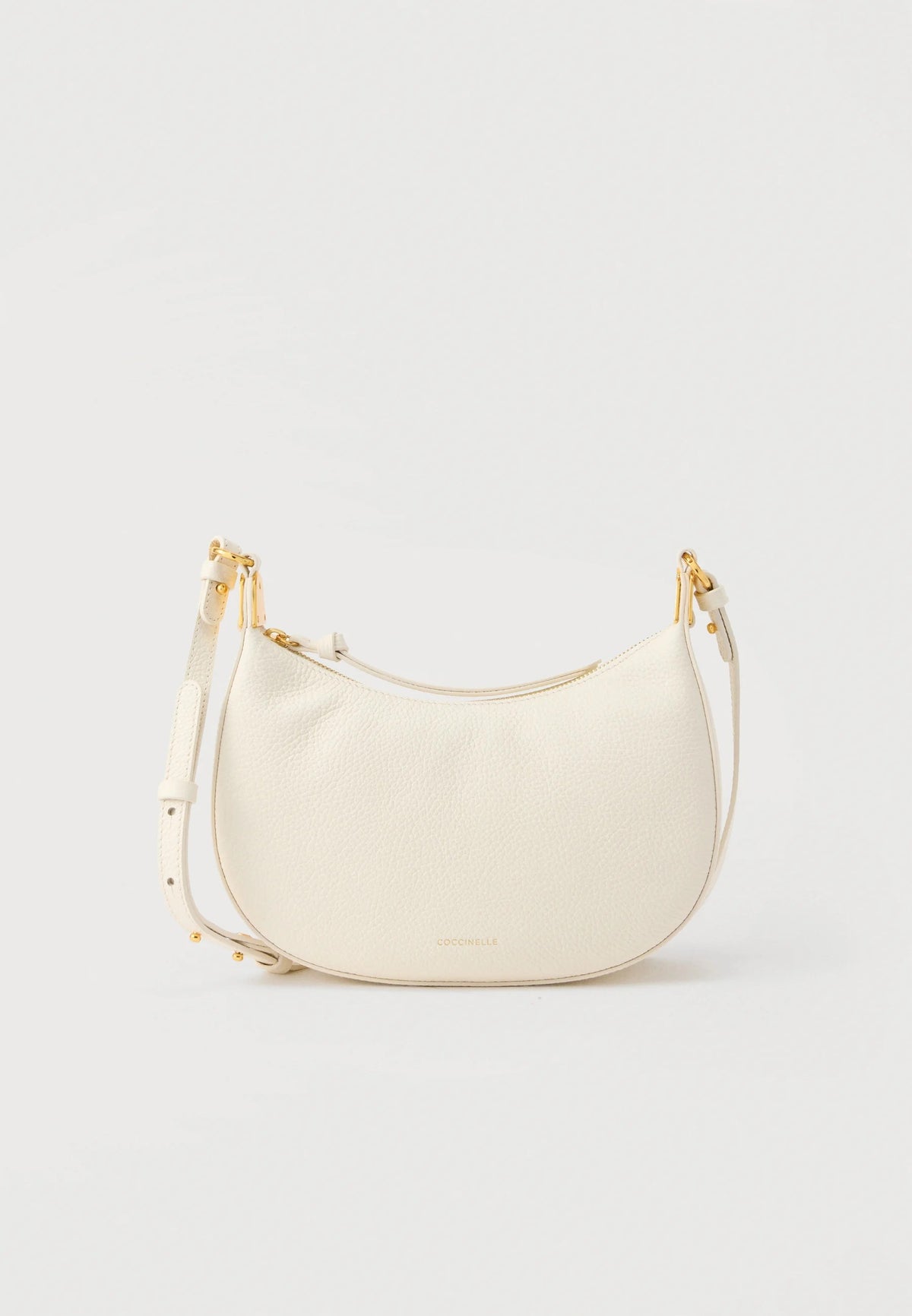 COCCINELLEFUJIKO MINI BAG GRAINED LEATHER pearl | Bildmaterial bereitgestellt von SHOES.PLEASE.