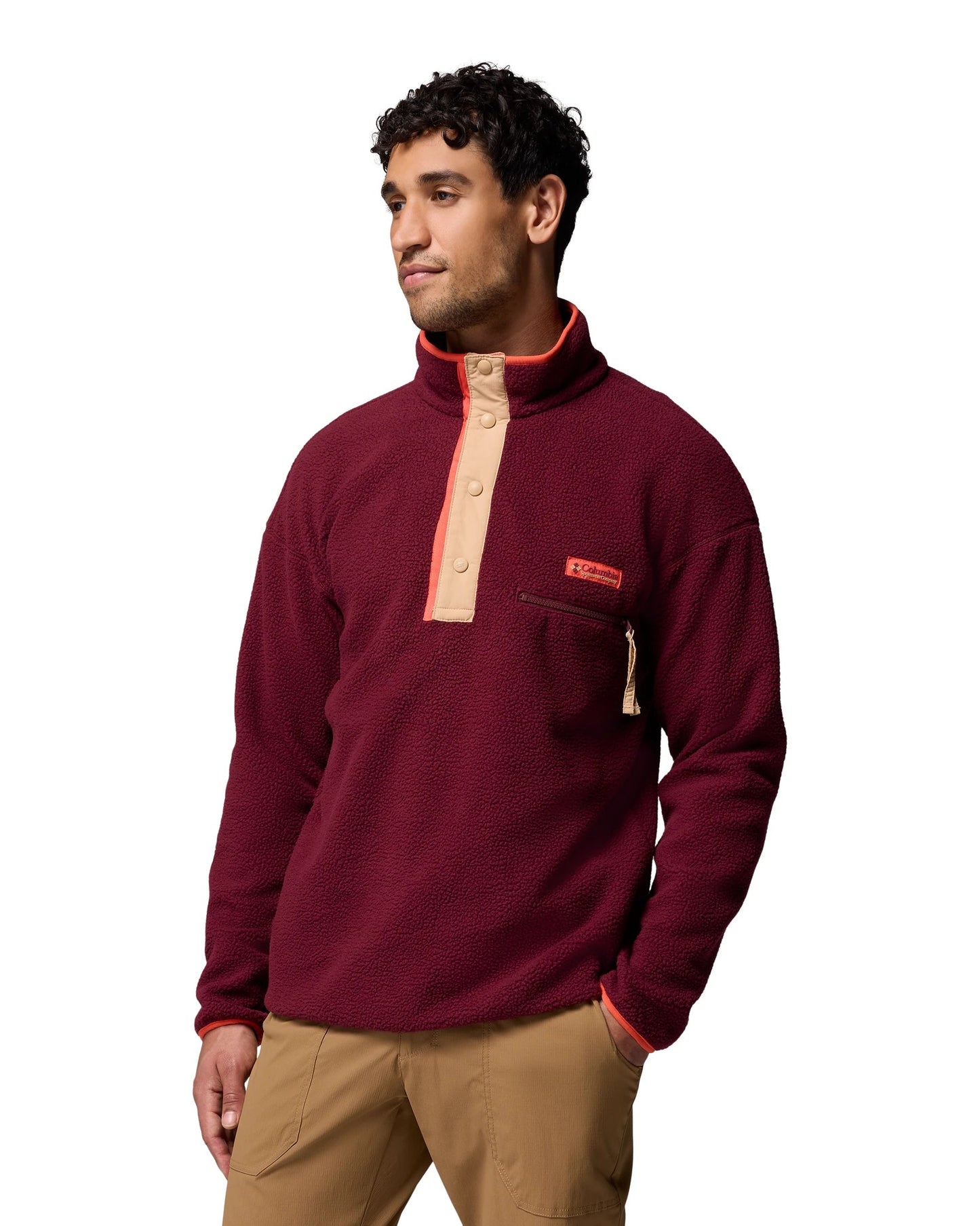 AM5780 Helvetia II Half Snap Fleece rich wine | Bildmaterial bereitgestellt von SHOES.PLEASE.