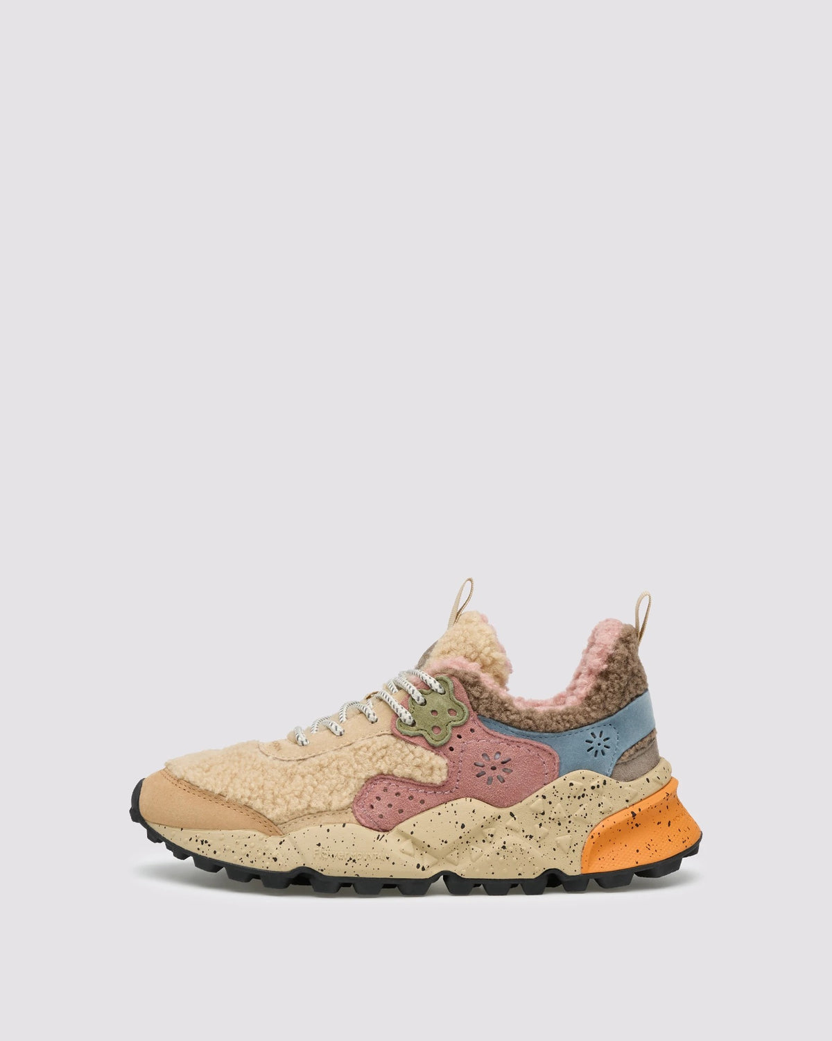 Kotetsu Woman Suede Pigskin/Teddy cognac beige cipria | Bildmaterial bereitgestellt von SHOES.PLEASE.