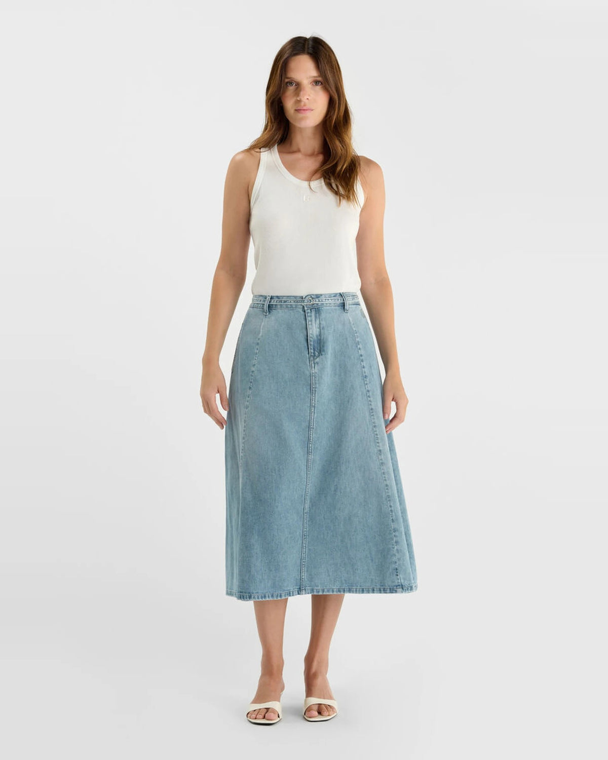 Femme JUPE ANETTE blue | Bildmaterial bereitgestellt von SHOES.PLEASE.