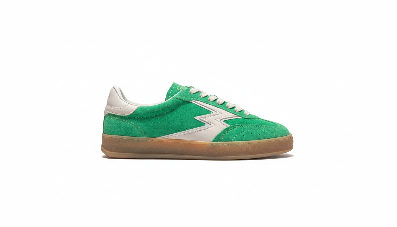CLUB MATCHA STONEWASH SUEDE BUTTER LOGO AND DETAILS green | Bildmaterial bereitgestellt von SHOES.PLEASE.