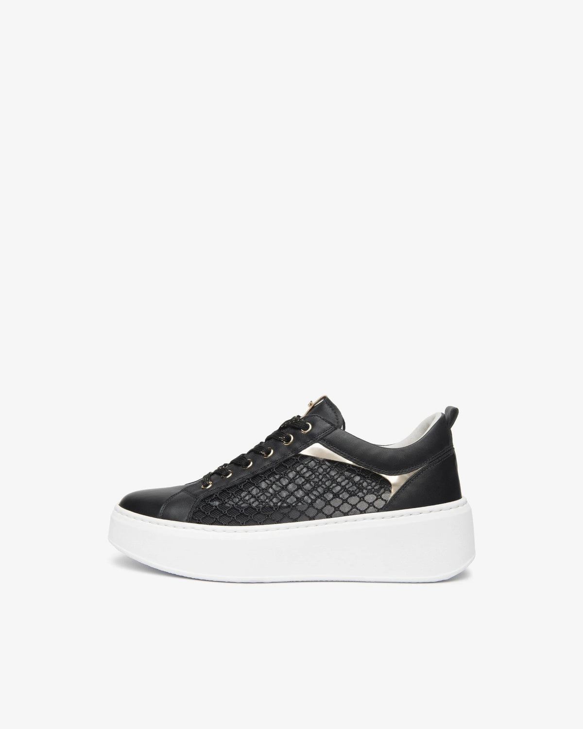 Guanto Nero T.Palladium Net Nero T.Brill Platino 6074 PU black | Bildmaterial bereitgestellt von SHOES.PLEASE.
