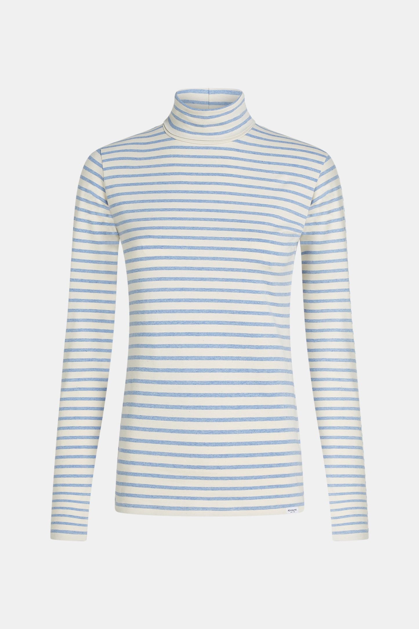 W25F1758LTD Longsleeve stripe blue mel./ecru | Bildmaterial bereitgestellt von SHOES.PLEASE.