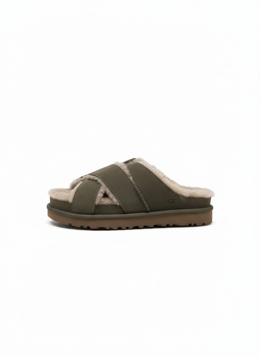 W Greenport Cross Strap Slide dense smoke | Bildmaterial bereitgestellt von SHOES.PLEASE.