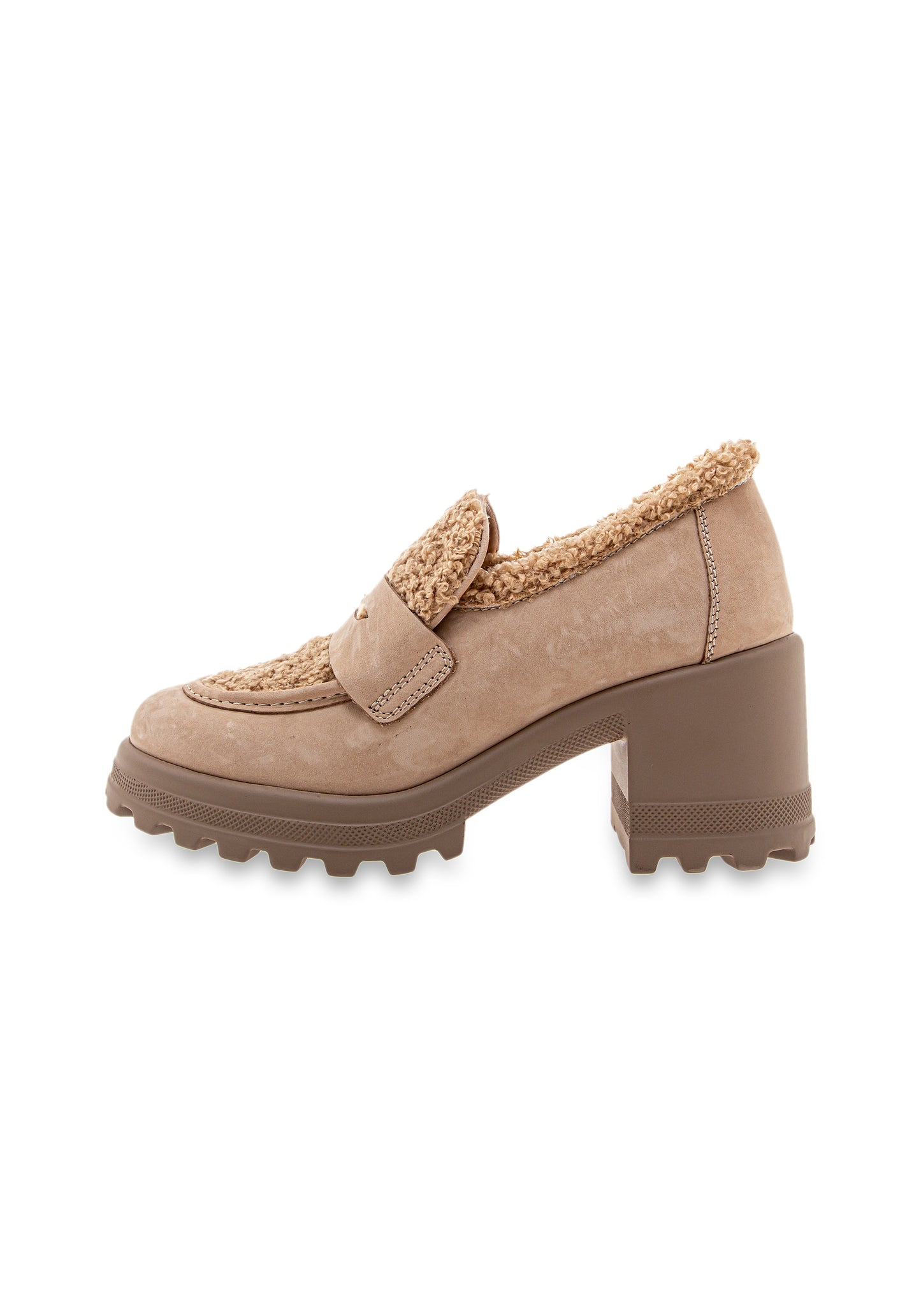 Tani Fur light Fabric/Nubuck beige | Bildmaterial bereitgestellt von SHOES.PLEASE.