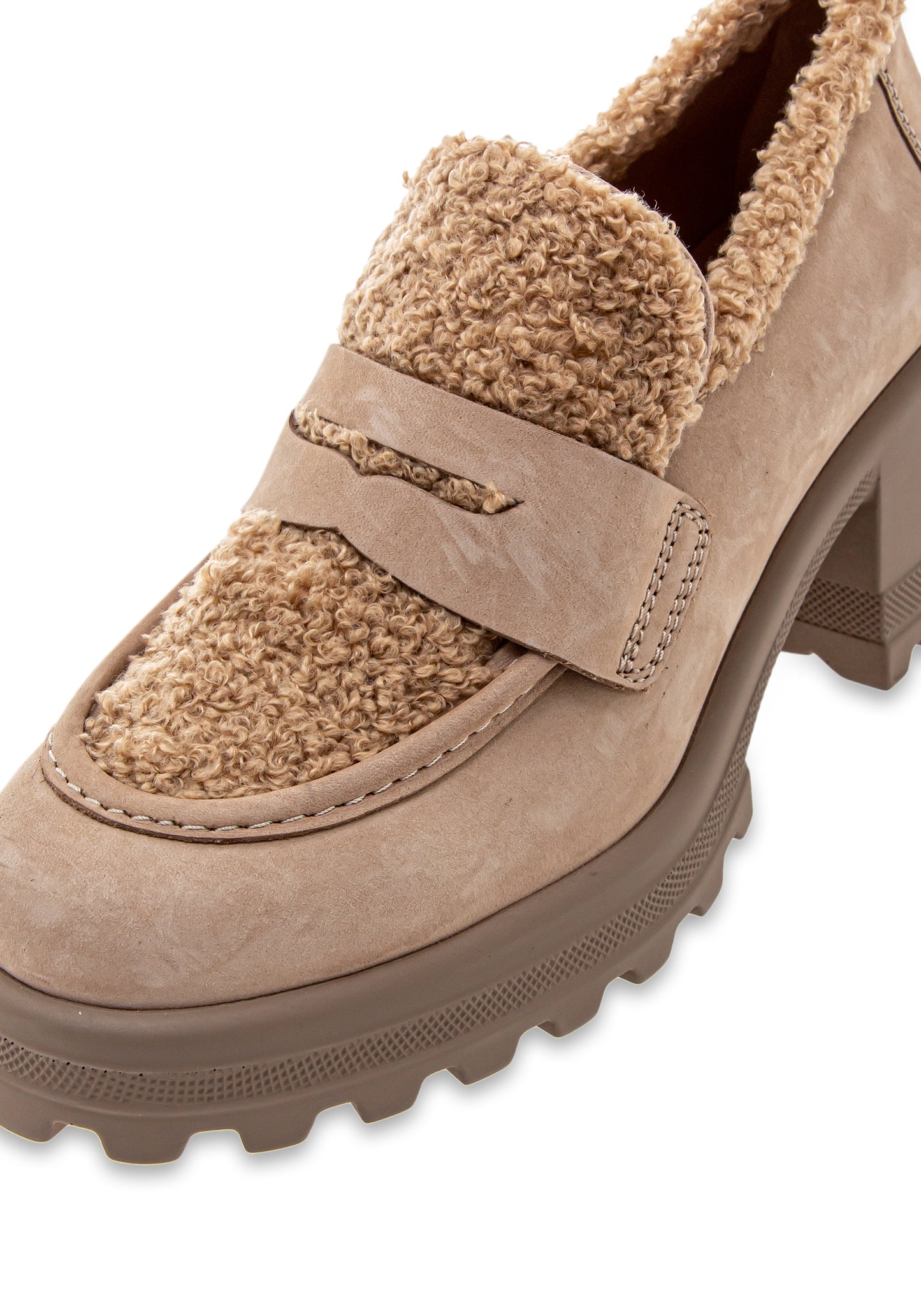 Tani Fur light Fabric/Nubuck beige | Bildmaterial bereitgestellt von SHOES.PLEASE.