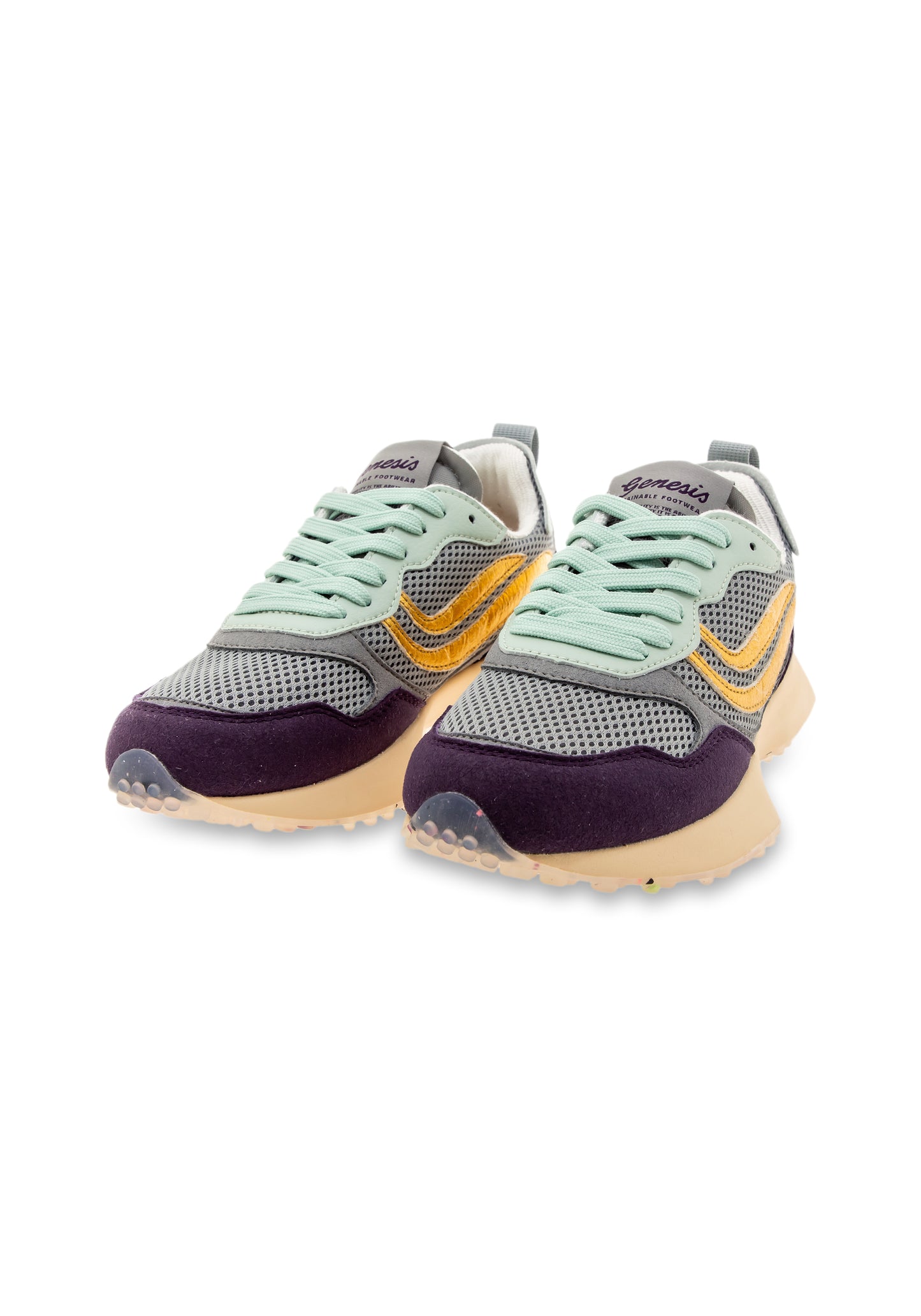 G-Marathon Multimesh prple/gry/shlf/gold | Bildmaterial bereitgestellt von SHOES.PLEASE.