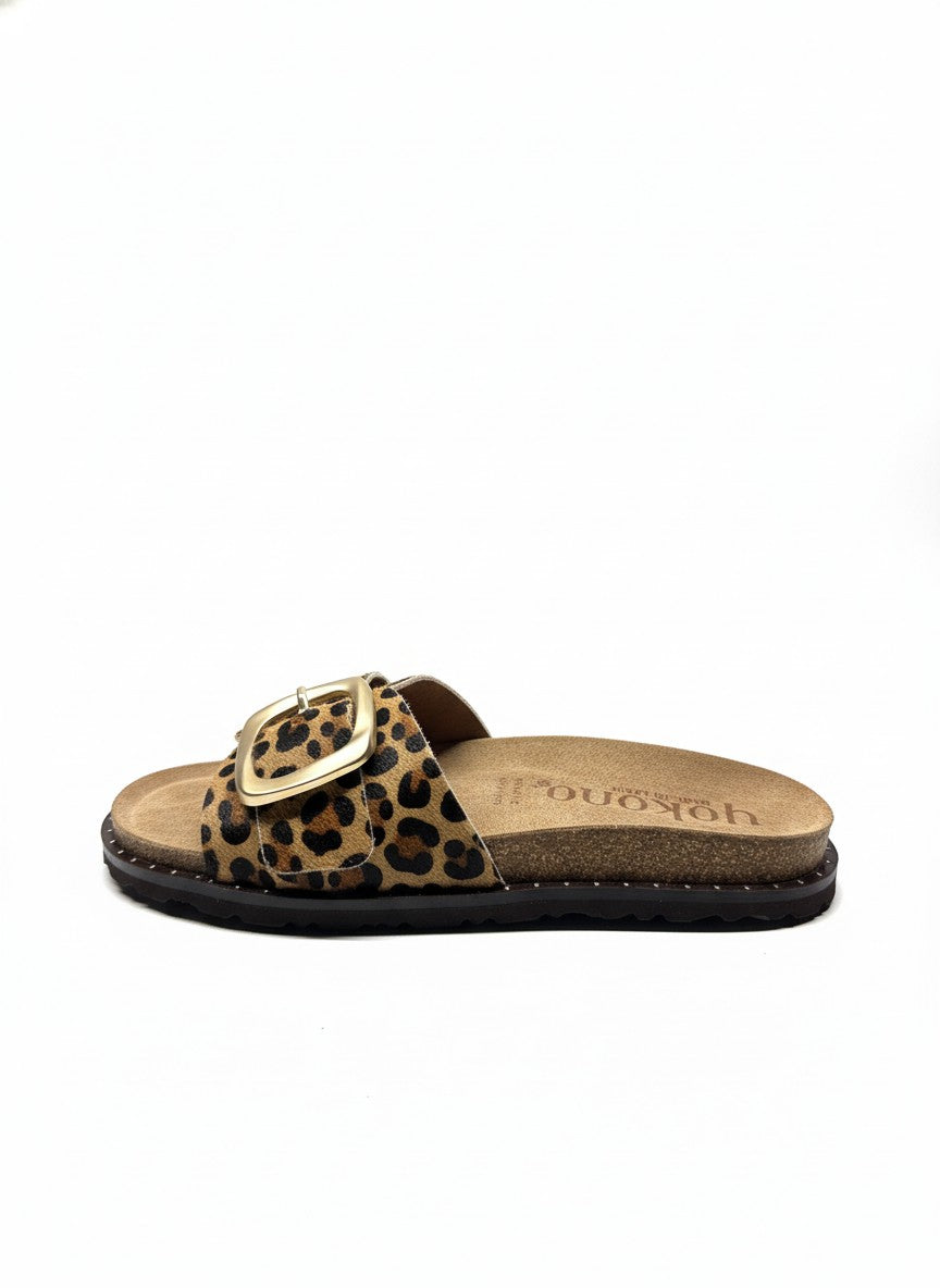 BOLUS-114 Sandalia plana LEOPARDO natural | Bildmaterial bereitgestellt von SHOES.PLEASE.