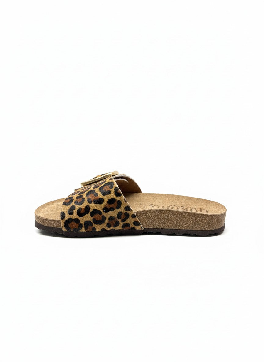 JERBA-114 Sandalia plana LEOPARDO natural | Bildmaterial bereitgestellt von SHOES.PLEASE.