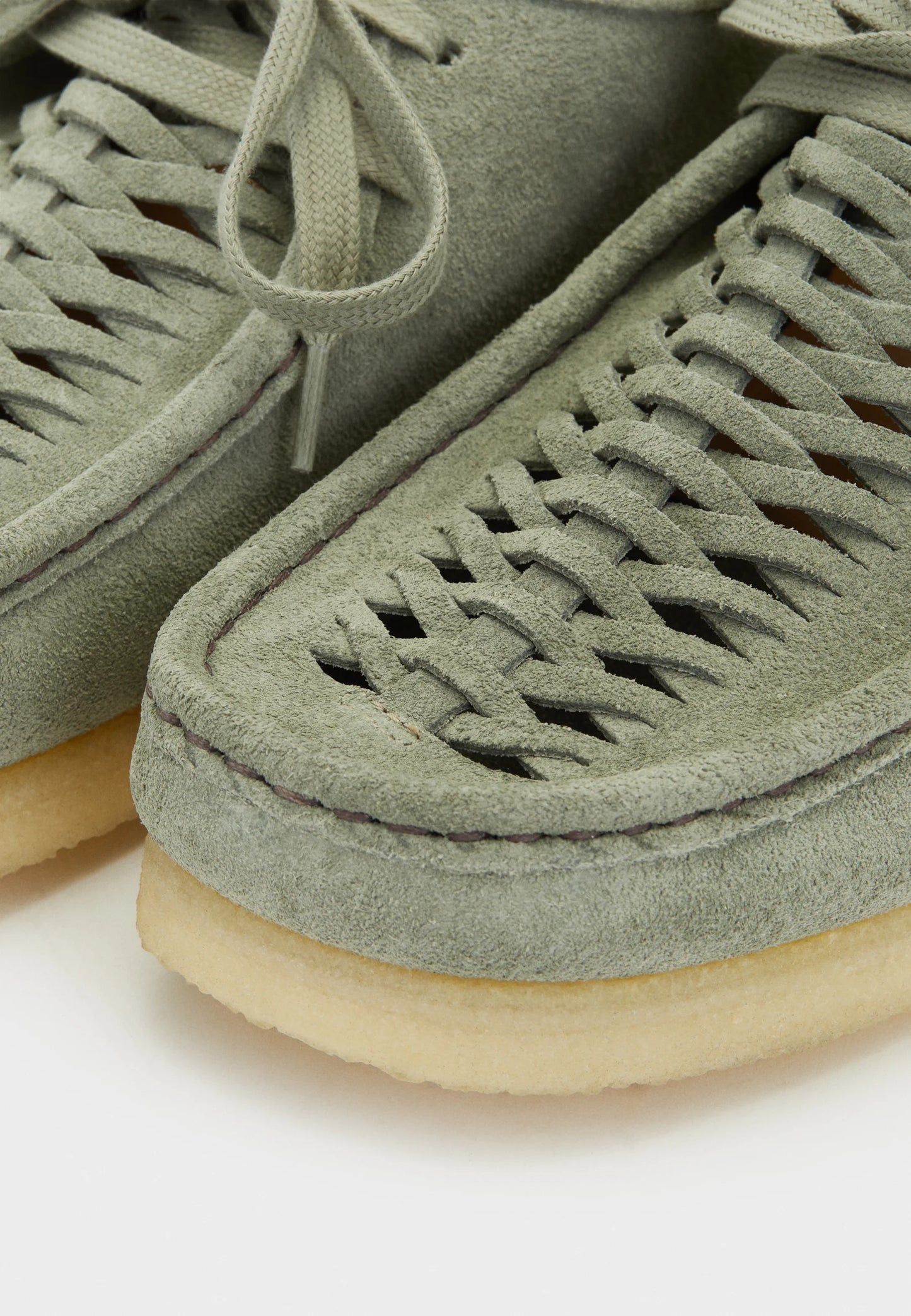 Wallabee Weave sage suede | Bildmaterial bereitgestellt von SHOES.PLEASE.