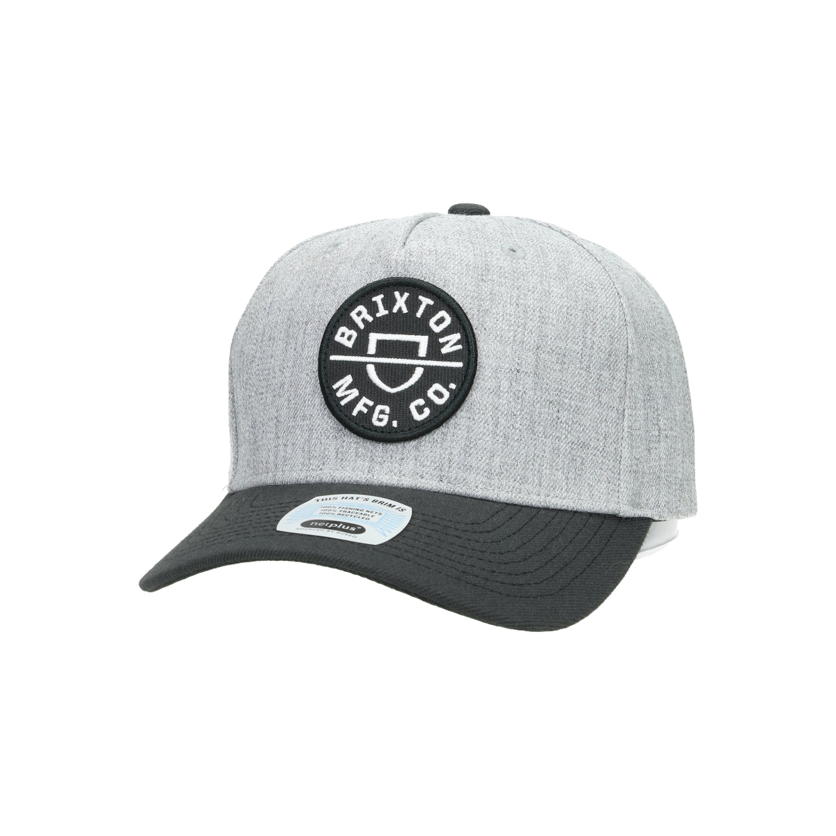 Crest C MP Snapback heather grey/black grau schwarz | Bildmaterial bereitgestellt von SHOES.PLEASE.