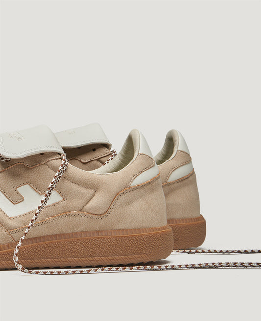 Burela Slim Player suede taupe