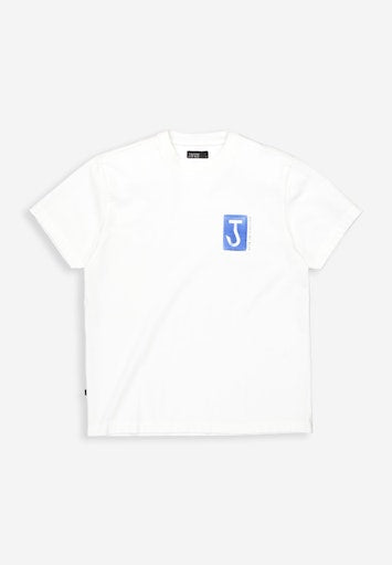 Army Cyan Loose Tee titan white
