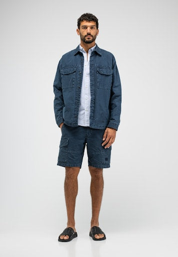 Dan Ripstop Overshirt alaska blue | Bildmaterial bereitgestellt von SHOES.PLEASE.
