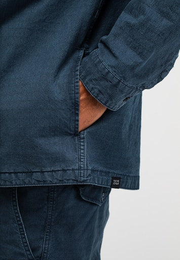 Dan Ripstop Overshirt alaska blue | Bildmaterial bereitgestellt von SHOES.PLEASE.