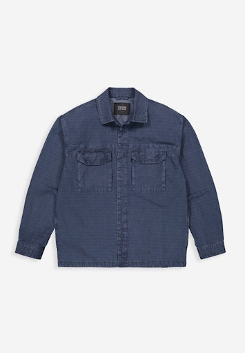 Dan Ripstop Overshirt alaska blue | Bildmaterial bereitgestellt von SHOES.PLEASE.