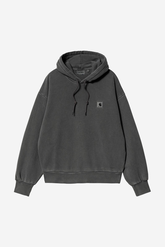 W' Hooded Nelson Sweat black/garment dyed