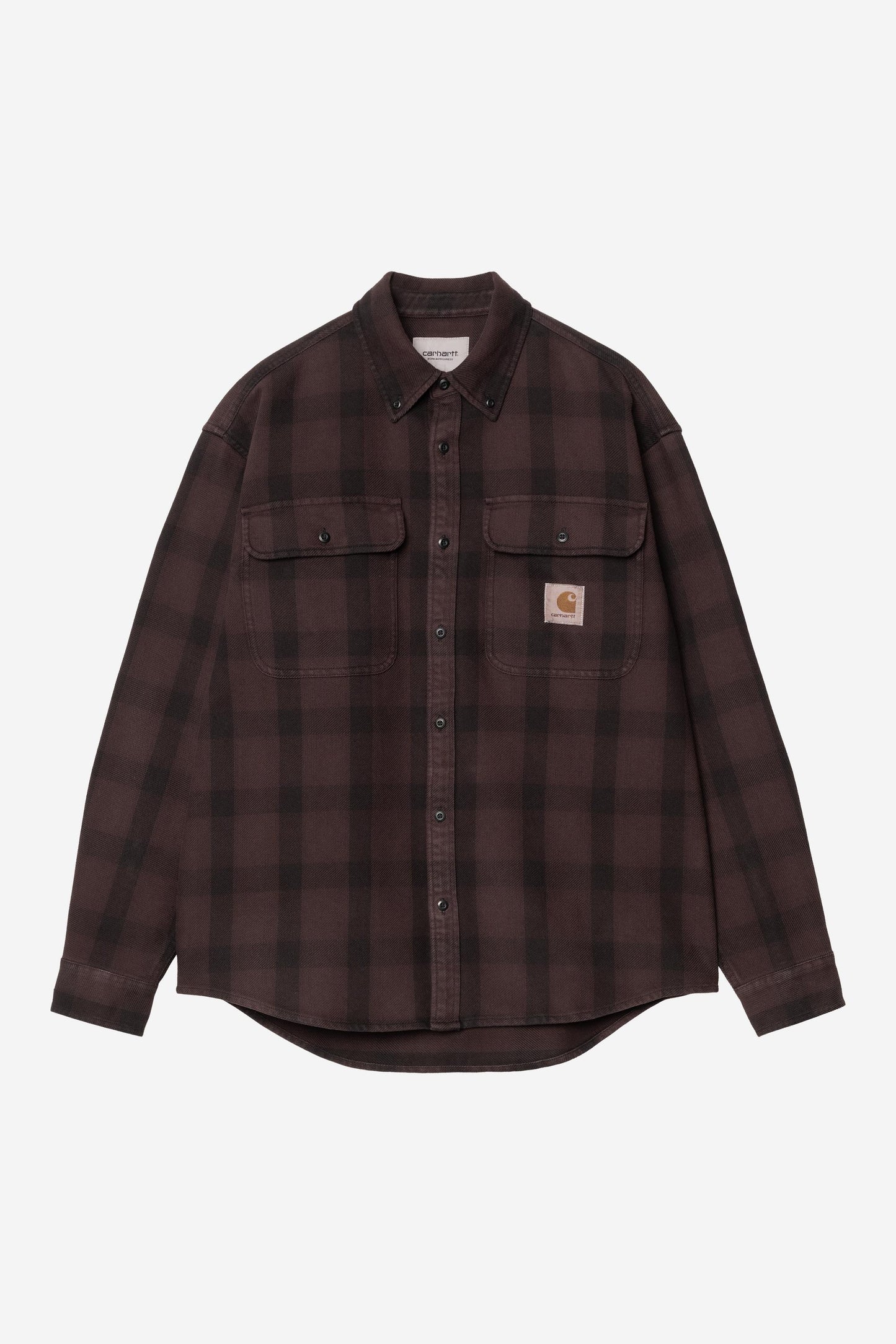 L/S Edmands Shirt edmands check, natural / palisander | Bildmaterial bereitgestellt von SHOES.PLEASE.
