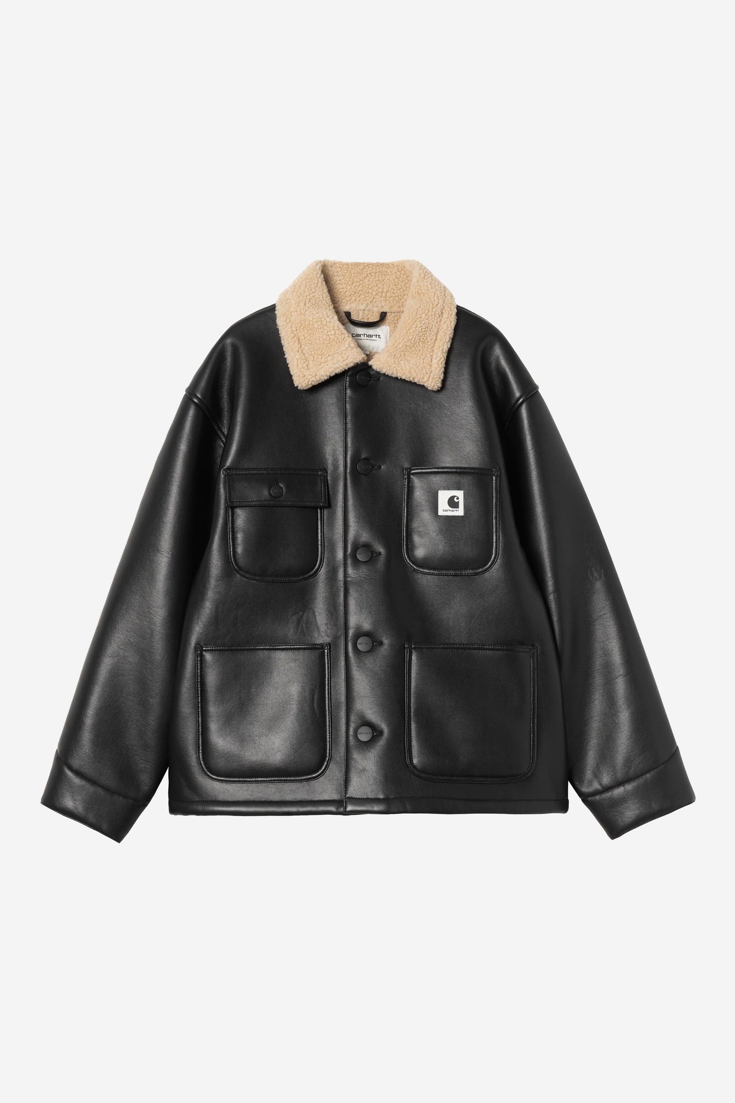 W Shepton OG Michigan Coat black / natural | Bildmaterial bereitgestellt von SHOES.PLEASE.